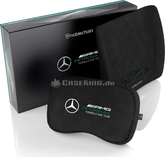 noblechairs Kissen-Set Mercedes-AMG Petronas F1 Team, schwarz