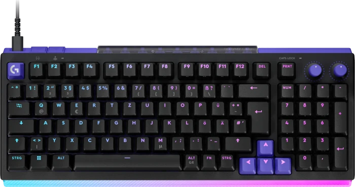Logitech G512 X 98 TMR, schwarz, Dual-Swap analog/mechanisch, taktil, USB, DE
