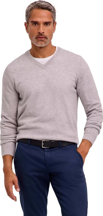 Falke Basic Apparel V-Ausschnitt Pullover storm grey (Herren)