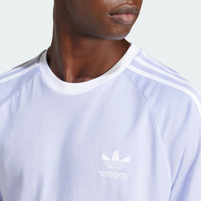 adidas Adicolor Classics 3-Streifen T-Shirt kurzarm violet tone (Herren)