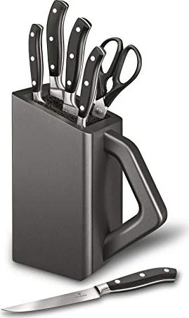 Victorinox Grand Maître Messerblock-Set schwarz, 6-tlg.