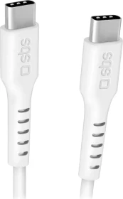 SBS Mobile Daten- und Ladekabel USB-C auf USB-C 240W 3m weiß