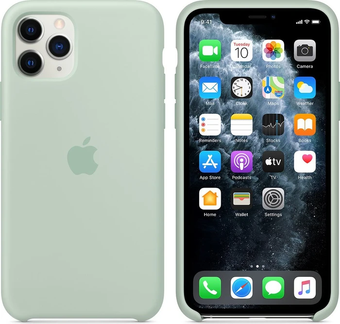 Apple Silikon Case für iPhone 11 Pro Beryll