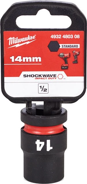 Milwaukee Shockwave Außensechskant Steckschlüssel 1/2", 29x42mm, 1 Stück