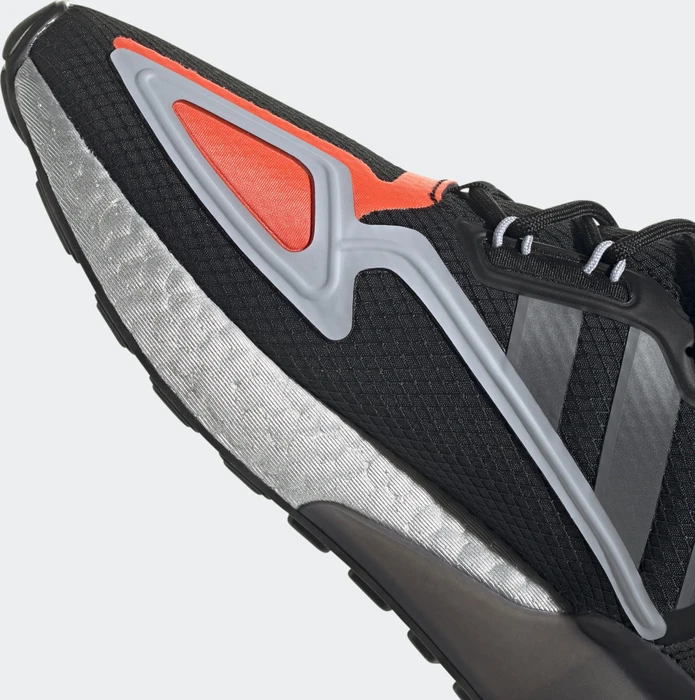 adidas ZX 2K Boost core black/halo silver/glow blue (Herren)