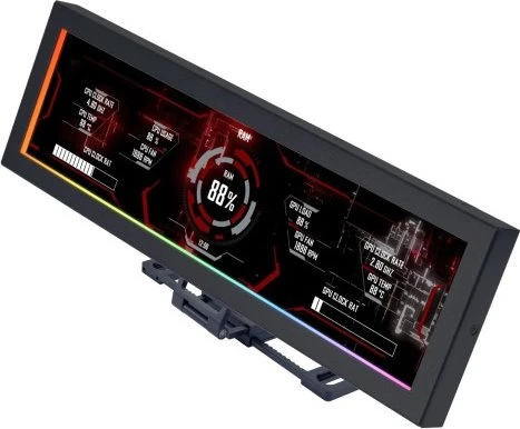Lian Li Universal Screen, Hardware Monitor, schwarz, 8.8"