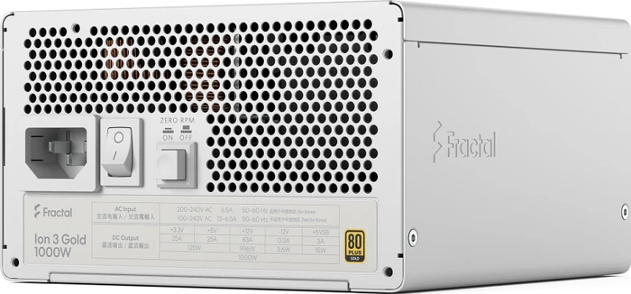 Fractal Design Ion 3 Gold weiß 1000W, ATX 3.1