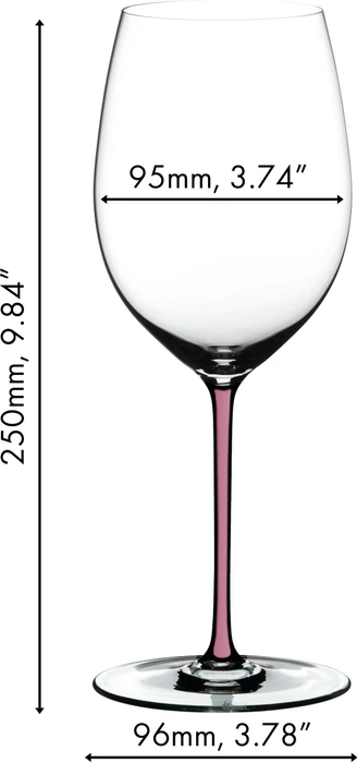 Riedel Fatto A Mano Cabernet/Merlot Rotweinglas mauve