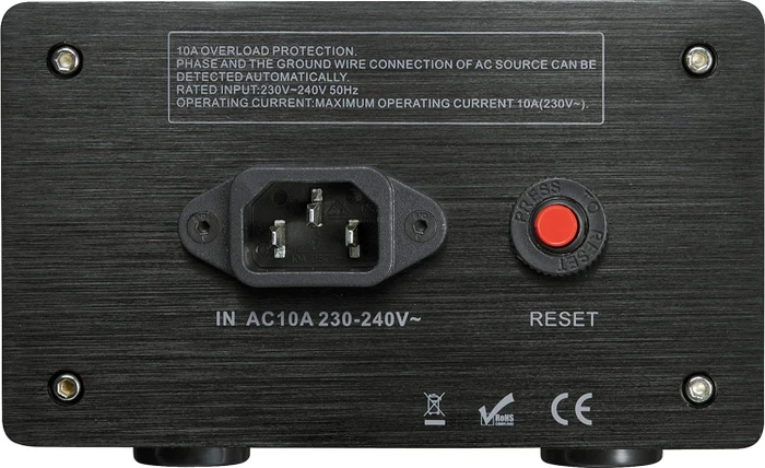 Dynavox HiFi-Steckdosenleiste X4100, 8-fach, schwarz