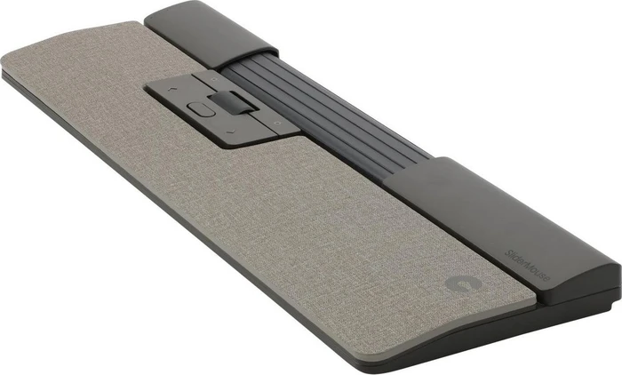 Contour Design SliderMouse Pro Wired Slim Wrist, Stoff hellgrau, USB