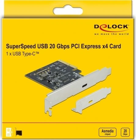 DeLOCK 1x USB-C 3.2, PCIe 3.0 x4