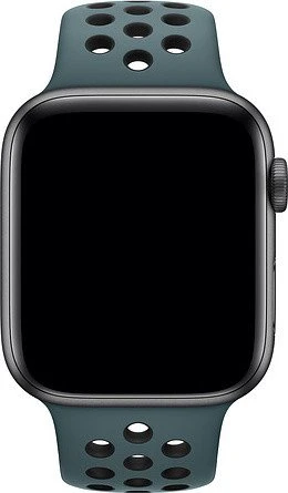 Apple Nike Sportarmband S/M und M/L für Apple Watch 44mm Celestial Teal/schwarz
