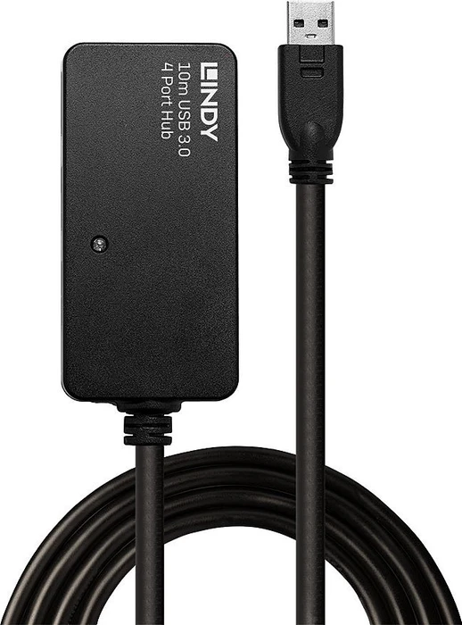 Lindy Active Extension Pro Hub 10m USB-Hub, 3x USB-A 3.0, USB-A 3.0 [Stecker]