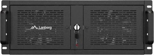 Lanberg Servergehäuse 520/12, schwarz, 4HE, ATX