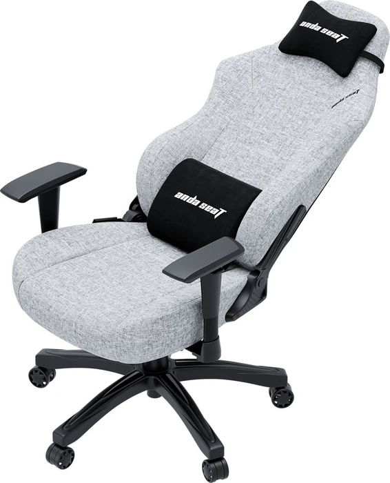 Anda Seat Luna Premium Stoff Gamingstuhl, grau