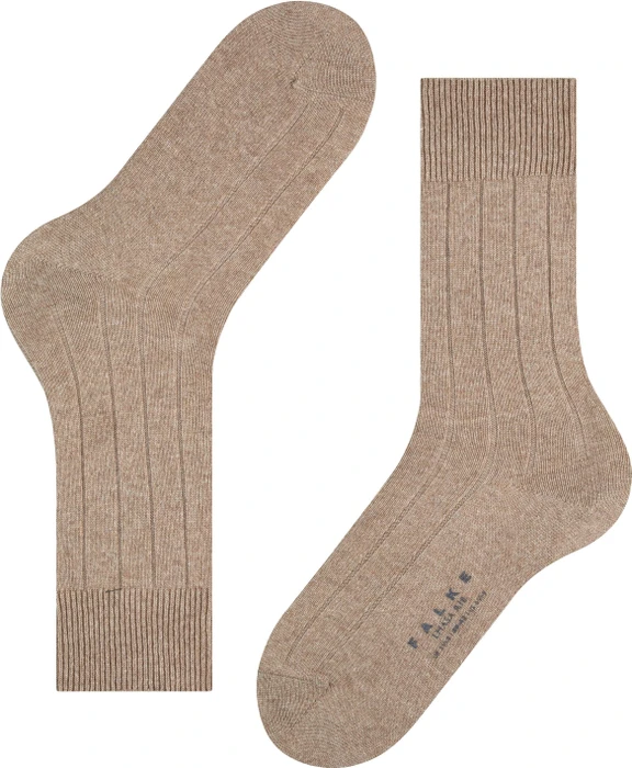 Falke Lhasa Rib Socken nutmeg mel (Herren)
