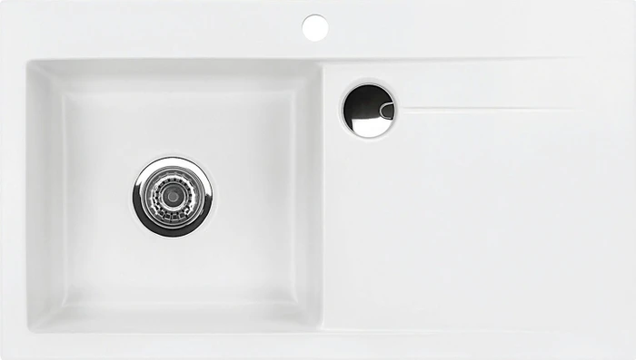 systemceram Stema 90 F Einbau Becken links polar