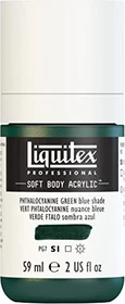 Liquitex Professional Soft Body Acrylic phthalocyanine green blue shade, 59ml