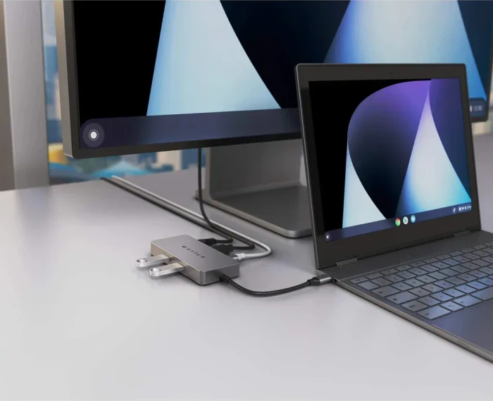 Hyper HyperDrive 5-Port USB-C Hub, silber, USB-C 3.0 [Stecker]