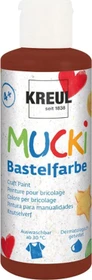 Kreul Mucki Bastelfarbe, braun, 80ml