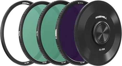 Freewell 3er Pack Magnetischer Quick Swap CPL + UV + ND1000 Filter
