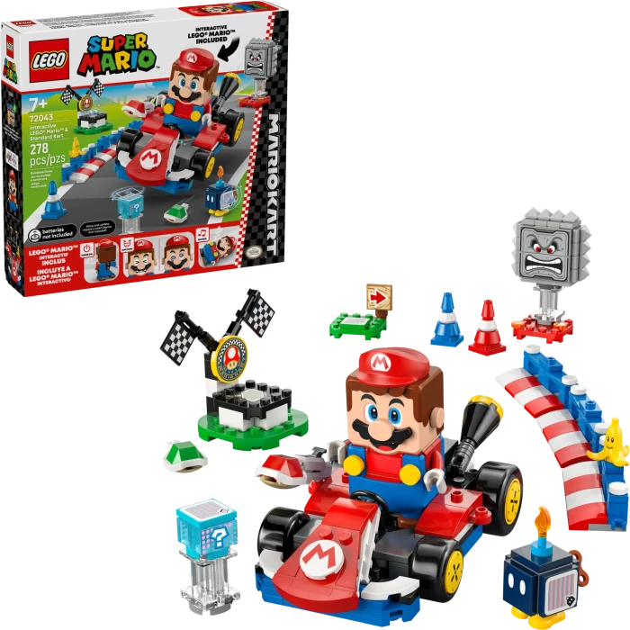 LEGO 72043 - Mario Kart- Interaktiver & Standard-Kart