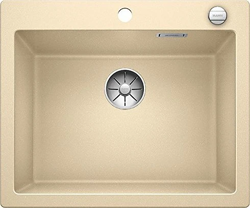 Blanco Pleon 6 InFino Becken mittig mit Ablauffernbedienung champagner