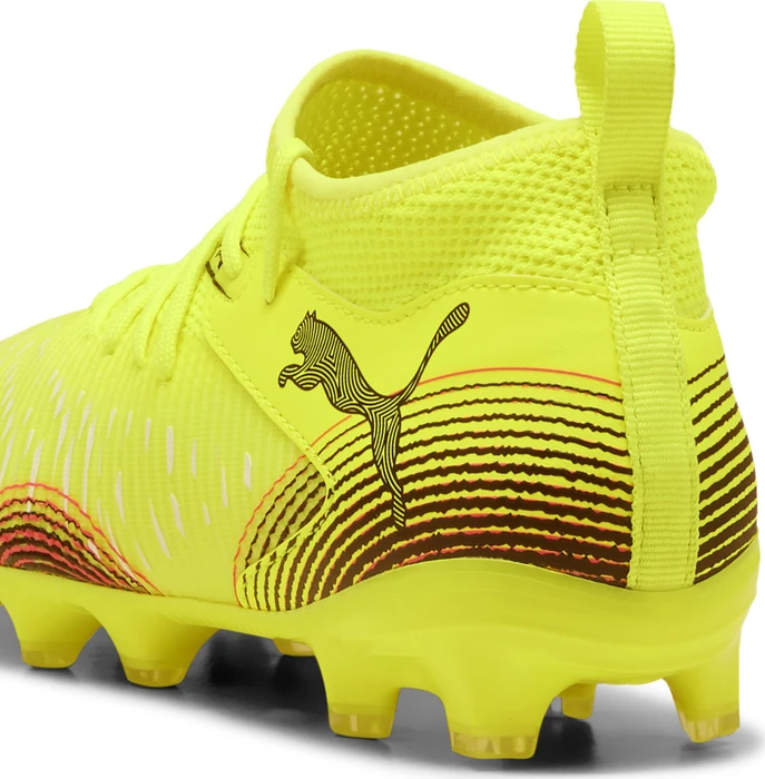 Puma Future 8 Match FG/AG yellow alert/puma black/sun struck (Junior)