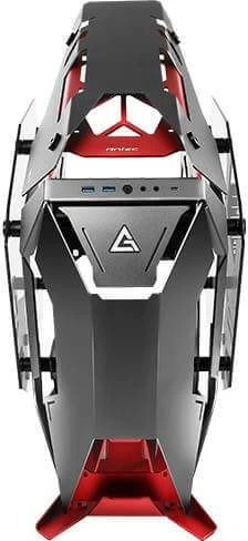 Antec Torque, anthrazit/rot, Glasfenster