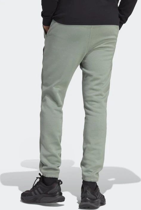 adidas Lounge Fleece Trainingshose lang silver green (Herren)