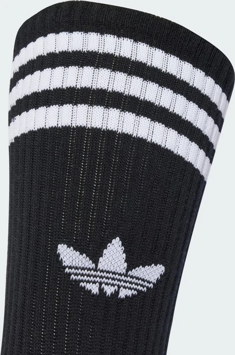adidas 3-Streifen High Crew Socken schwarz, 3 Paare
