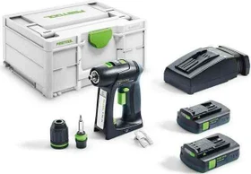 Festool C 18 C 3.1-Plus Akku-Bohrschrauber inkl. Systainer + 2 Akkus 3.1Ah