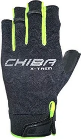 Chiba Via Ferrata X-Trem Klettersteighandschuhe schwarz/gelb