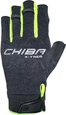 Chiba Via Ferrata X-Trem Klettersteighandschuhe schwarz/gelb