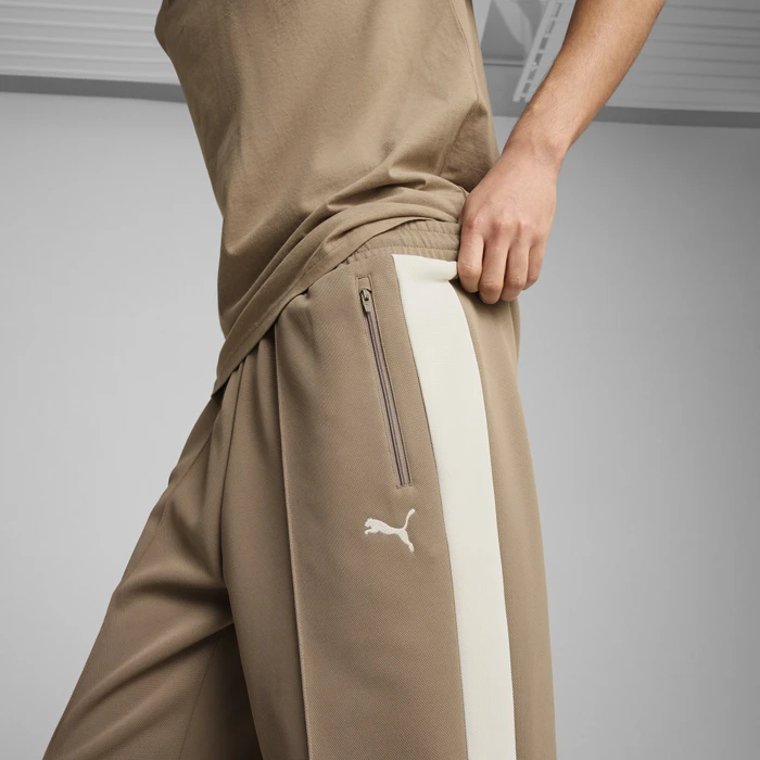 Puma T7 Always On Relaxed Trainingshose lang totally taupe (Herren)