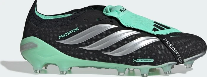 adidas Predator Elite Fold-Over Tongue AG core black/silver metallic/pulse mint