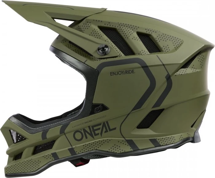 O'Neal Blade Polyacrylite Strike Fullface-Helm oliv/black