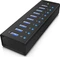 RaidSonic Icy Box IB-AC6110 USB-Hub, 10x USB-A 3.0, USB-A 3.0 [Buchse] Vorschaubild