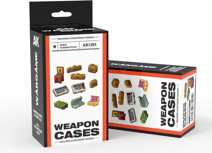 AK-Interactive Scenography Wargame Set - Weapon Cases