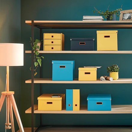 Leitz Click & Store Cosy Aufbewahrungsbox mittel, A4, blau
