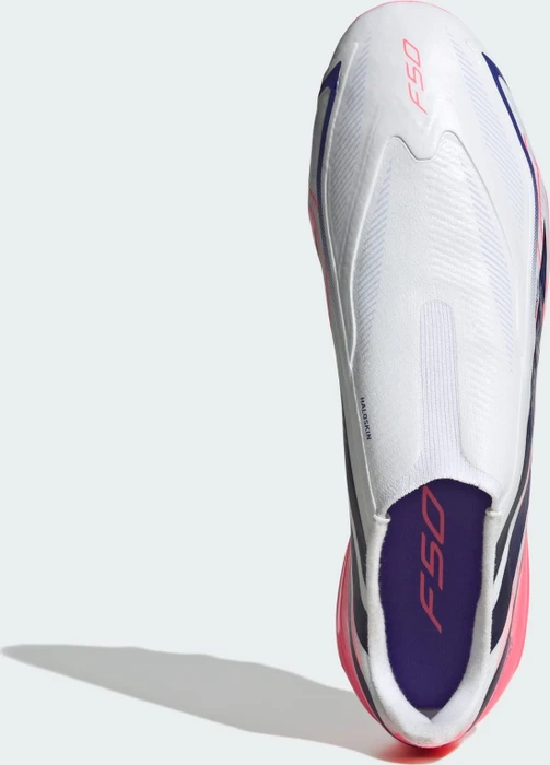adidas F50 Hyperfast League Laceless AG cloud white/solar purple/solar turbo