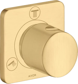 Hansgrohe Axor Citterio M Ab- und Umstellventil Trio/Quattro brushed gold optic