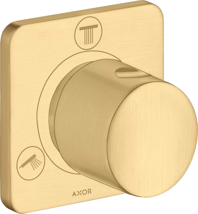 Hansgrohe Axor Citterio M Ab- und Umstellventil Trio/Quattro brushed gold optic