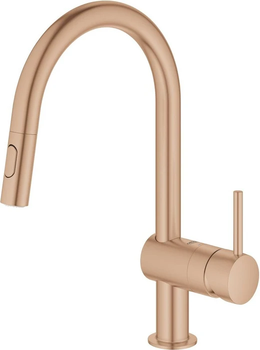 Grohe Minta Einhand-Spültischbatterie 1/2" warm sunset gebürstet