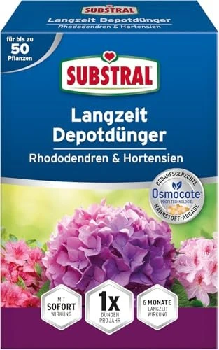 Evergreen Garden Care Substral Langzeit Depotdünger für Rhododendren & Hortensien, 750g