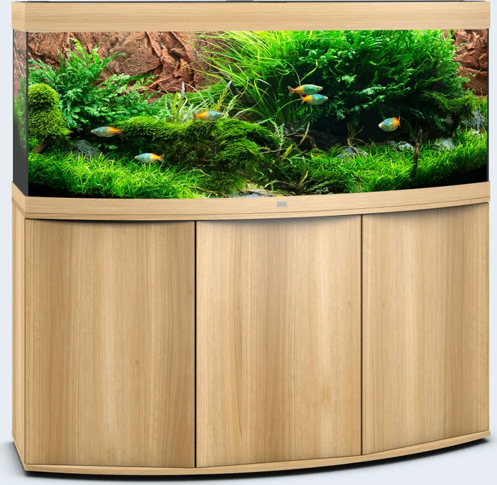 Juwel Vision 450 LED Aquarium-Set mit Unterschrank, helles Holz/helles Holz, 450l
