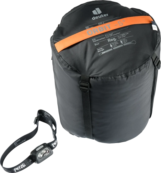 Deuter Orbit -5° Mumienschlafsack mandarine/ink