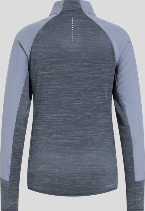 Odlo The Run Easy Warm Hybrid Funktionsjacke india ink/folkstone gray (Damen)