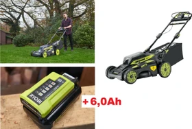 Ryobi RY36LMX51A-160 Akku-Rasenmäher inkl. Akku 6.0Ah