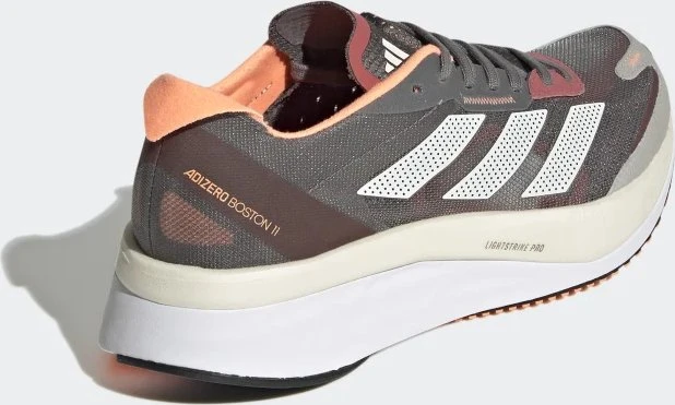 adidas Adizero Boston 11 grey four/zero metalic/beam orange (Damen)